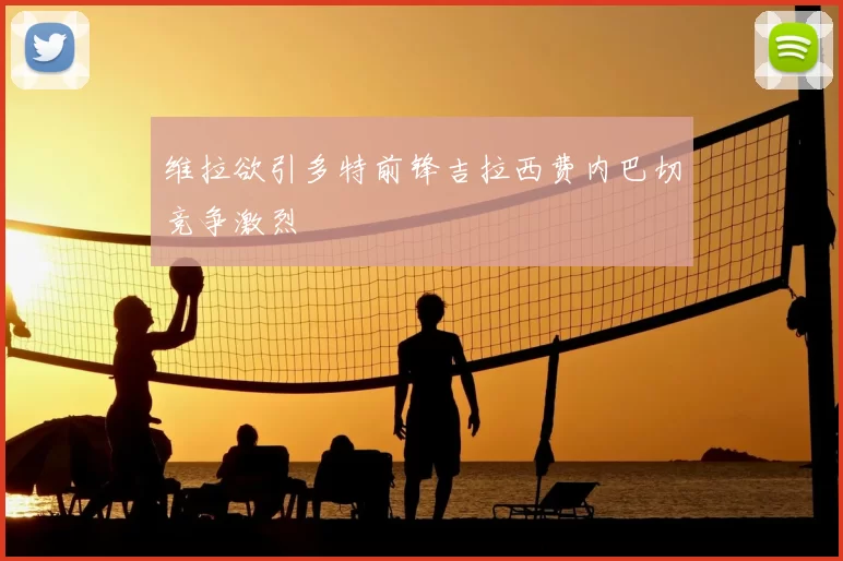 维拉欲引多特前锋吉拉西费内巴切竞争激烈